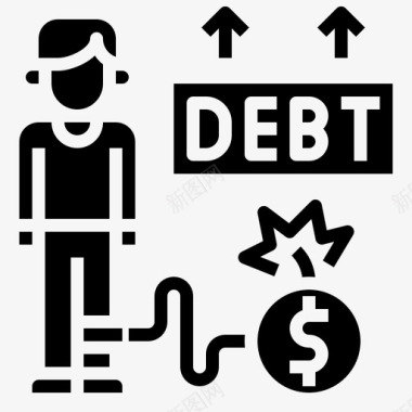 债务贷款12填充图标