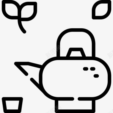 茶壶日本85直纹图标图标