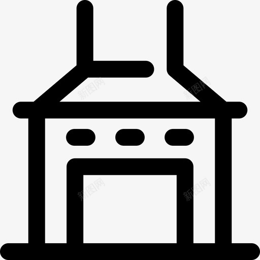 壁炉圣诞282直线型svg_新图网 https://ixintu.com 壁炉 圣诞 直线 线型