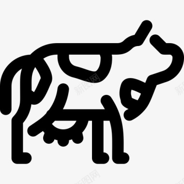 牛野生动物4直系图标图标