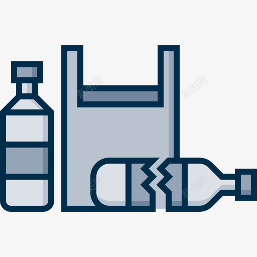 破瓶污染48线状颜色图标svg_新图网 https://ixintu.com 污染 破瓶 线状 颜色