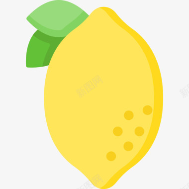 柠檬营养16扁平图标图标