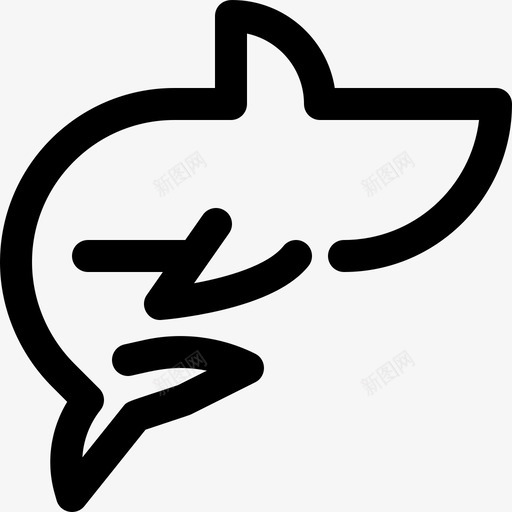 鲨鱼野生动物4直系svg_新图网 https://ixintu.com 鲨鱼 野生动物 直系