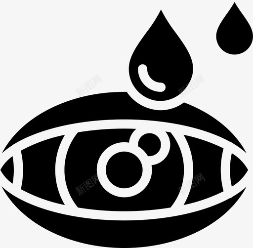 眼药水眼科2填充图标svg_新图网 https://ixintu.com 填充 眼科 眼药水