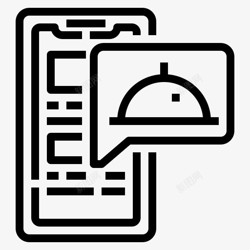 订单食品配送61直系svg_新图网 https://ixintu.com 订单 食品 配送 直系