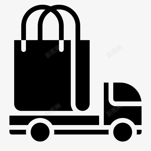 送货车网上购物7加油svg_新图网 https://ixintu.com 送货 货车 网上购物 加油