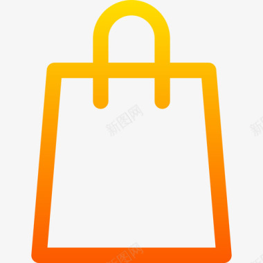 购物袋营销187线性颜色图标图标