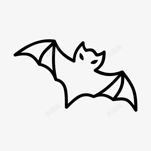 吸血鬼蝙蝠恐怖图标svg_新图网 https://ixintu.com 吸血鬼 恐怖 恐惧 蝙蝠