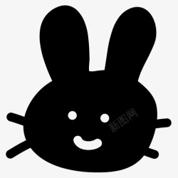 涂鸦兔子兔子动物涂鸦高清图片