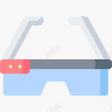 智能眼镜虚拟现实111平板图标