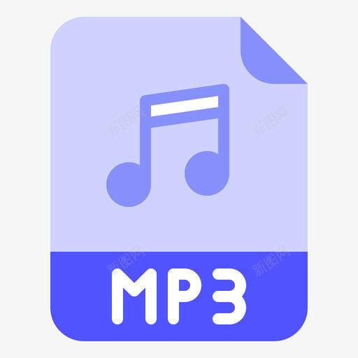 Mp3文件扩展名4扁平图标svg_新图网 https://ixintu.com Mp3 扁平 扩展名 文件