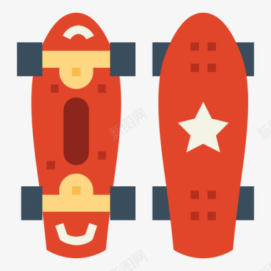 滑板滑板2平板图标