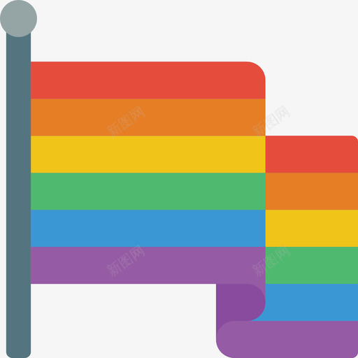 骄傲lgbt9扁平svg_新图网 https://ixintu.com 骄傲 lgbt 扁平