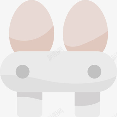 鸡蛋养殖89扁平图标