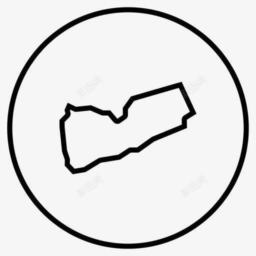 也门地图阿拉伯国家svg_新图网 https://ixintu.com 也门 地图 阿拉伯 国家 中东