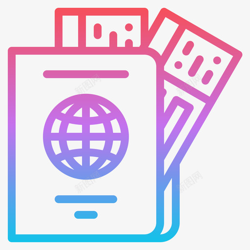 护照生活方式42梯度svg_新图网 https://ixintu.com 护照 生活方式 梯度