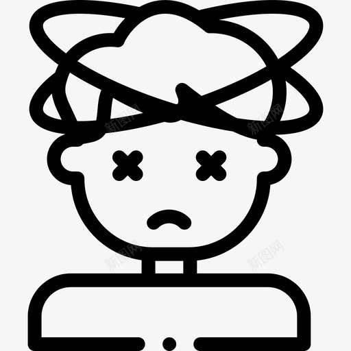 头晕过敏36线性svg_新图网 https://ixintu.com 头晕 过敏 线性