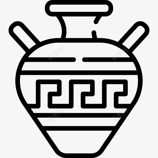 Amphora古希腊31直系图标svg_新图网 https://ixintu.com Amphora 古希 希腊 直系