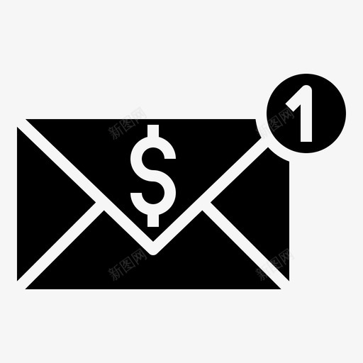 邮件在线货币服务7填充svg_新图网 https://ixintu.com 邮件 在线 货币 服务 填充