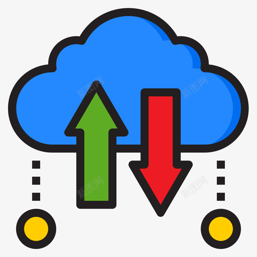 主机网络技术15线颜色svg_新图网 https://ixintu.com 主机 网络技术 颜色