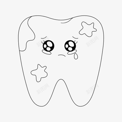 坏牙牙齿护理牙科svg_新图网 https://ixintu.com 坏牙 牙齿 护理 牙科 牙痛 维牙