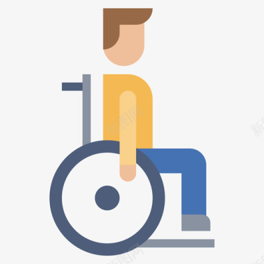 轮椅残疾人7平板图标