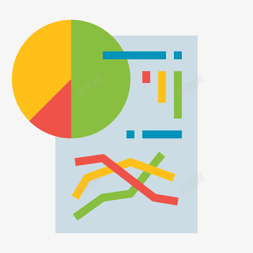 统计学数据分析21扁平svg_新图网 https://ixintu.com 统计学 数据分析 扁平