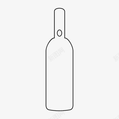 酒饮料瓶子图标