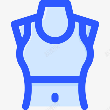 女健身115蓝色图标