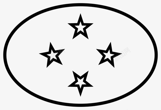 密克罗尼西亚联邦对话旗帜图标