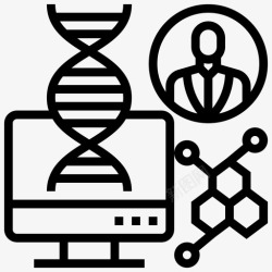 计算基因dna计算机基因组高清图片