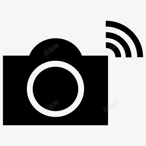 相机数码相机照片图标svg_新图网 https://ixintu.com 7字形 wifi 数码相机 照片 相机