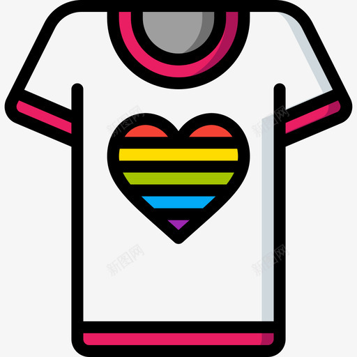 骄傲lgbt6线性颜色svg_新图网 https://ixintu.com 骄傲 lgbt 线性 颜色