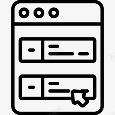 列表在线学习15线性图标