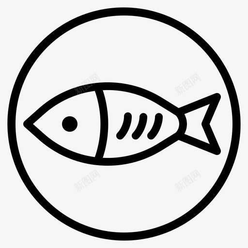 鱼粉食品输送66线性图标svg_新图网 https://ixintu.com 线性 输送 食品 鱼粉