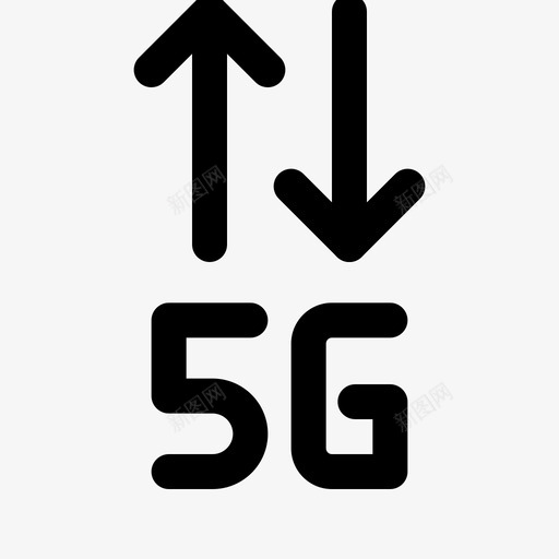 5g电话和手机1线性svg_新图网 https://ixintu.com 5g 电话 手机 线性