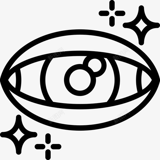 视觉眼科学1线性svg_新图网 https://ixintu.com 视觉 眼科学 线性