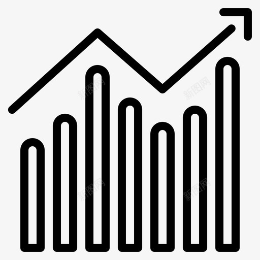 发展业务增长图标svg_新图网 https://ixintu.com 业务 利润 发展 图表 增长