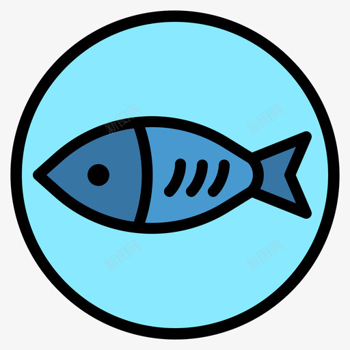 鱼粉食品递送65线性颜色图标svg_新图网 https://ixintu.com 线性 递送 颜色 食品 鱼粉