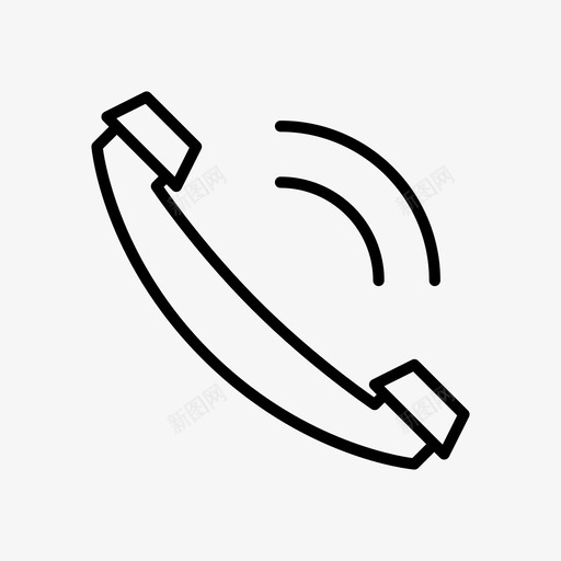 电话接收器音量图标svg_新图网 https://ixintu.com 接收器 电话 通讯 音量