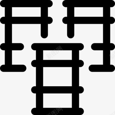 线性油桶仓库5图标