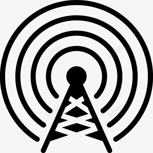 天线收音机10加注图标svg_新图网 https://ixintu.com 加注 天线 收音机
