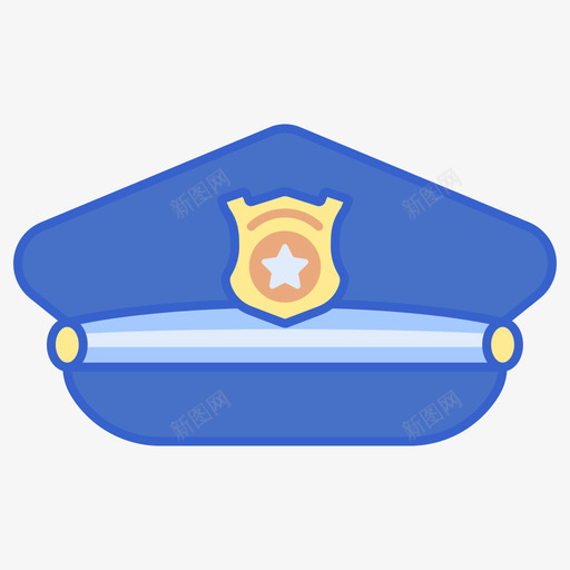 警帽警用47号正色svg_新图网 https://ixintu.com 警帽 警用 47号 正色