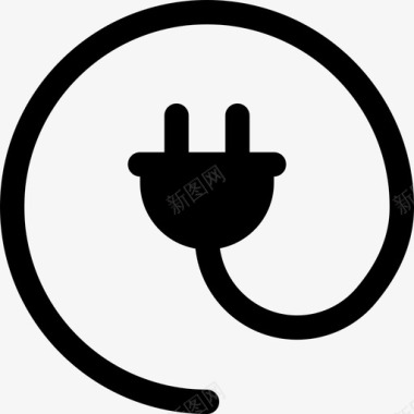 电插座电源图标图标