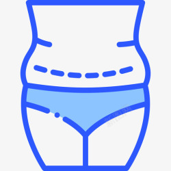 蓝色腹部腹部整形手术43蓝色高清图片