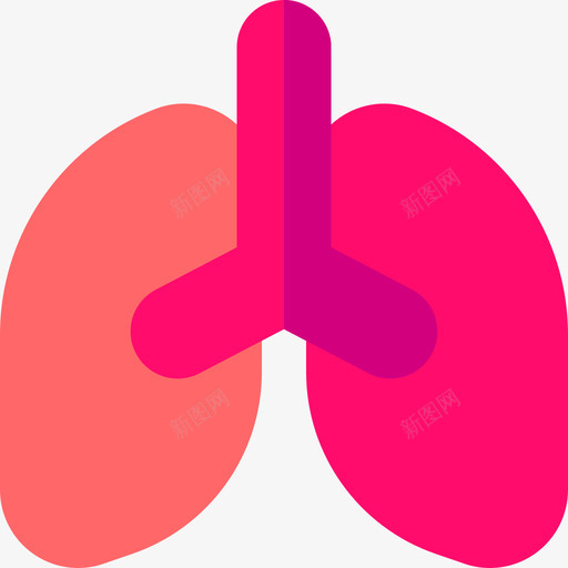 肺健康74平坦svg_新图网 https://ixintu.com 健康 平坦