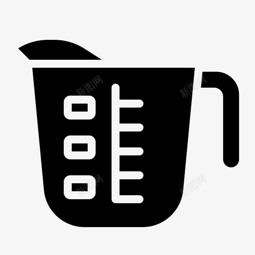 量杯咖啡机固体图标svg_新图网 https://ixintu.com 咖啡机 固体 量杯