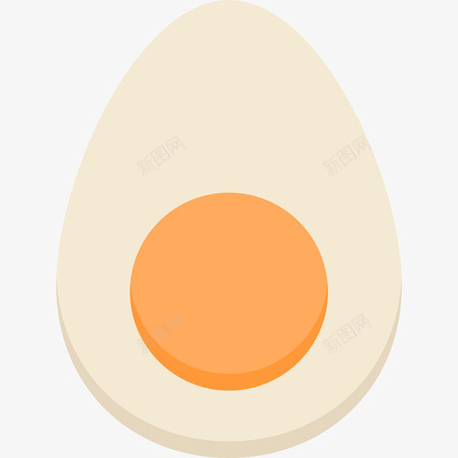 煮蛋营养16平的图标svg_新图网 https://ixintu.com 平的 煮蛋 营养
