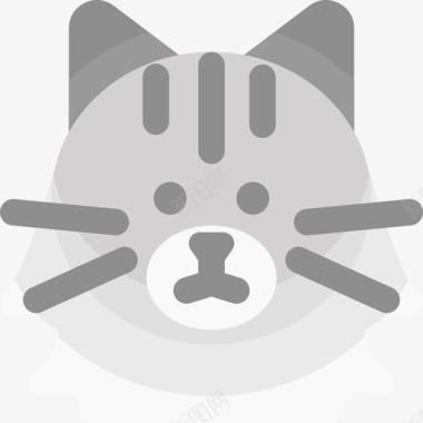 挪威森林猫猫品种4扁平图标