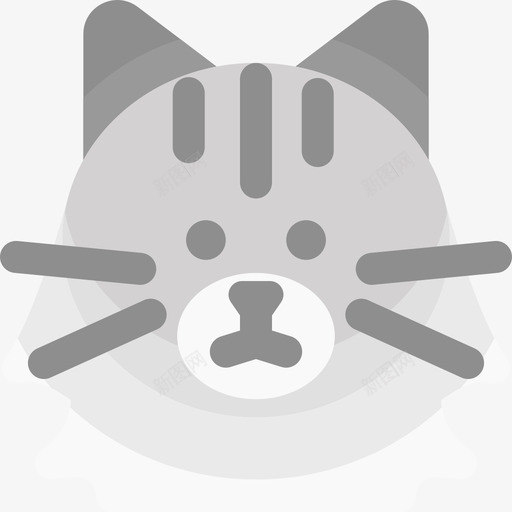 挪威森林猫猫品种4扁平svg_新图网 https://ixintu.com 挪威 森林 品种 扁平